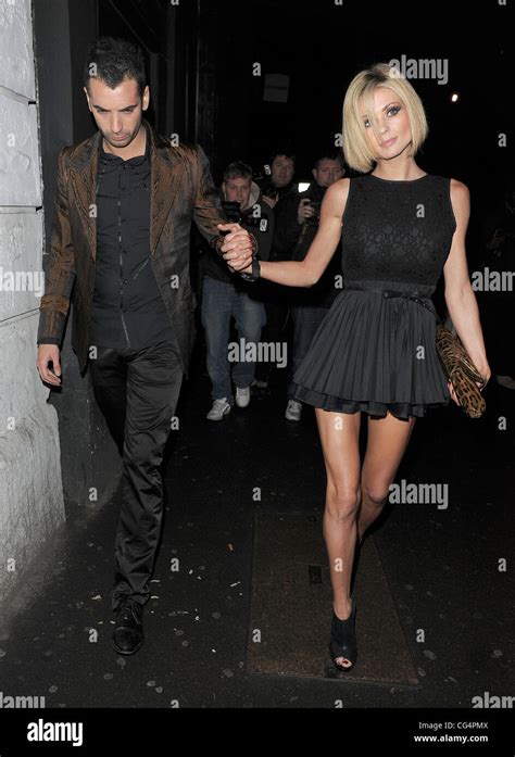 Nicola Mclean And Her Husband Tom Williams Leaving Shoreditch House Where They Had Been