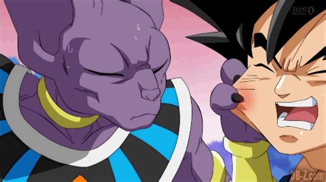 When beerus is to be punished for his recklessness regarding merus, it is whis who takes his place instead. Les GIF de l'épisode 55 de Dragon Ball Super