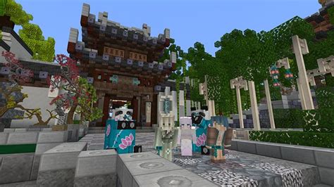 Chinese Garden Mash Up In Minecraft Marketplace Minecraft Chinese