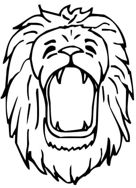 Lion Face Sheet 9 Coloring Page Download Print Or Color Online For