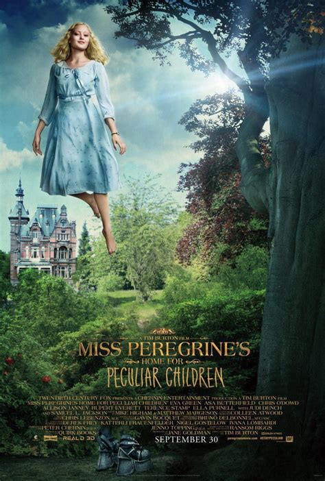 Emma Cartel De El Hogar De Miss Peregrine Para Niños Peculiares 2016 Ecartelera