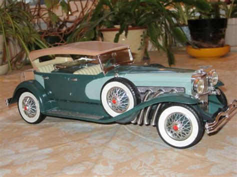 Scale Models 1928 Duesenberg Town Car Unassembled Metal Kit Die Cast