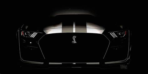 Mustang Shelby Gt500 2020 Primera Foto Oficial Mustang Shelby Ford