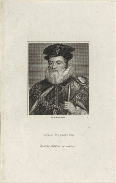 William Cecil 1st Baron Burghley Portrait Print National Portrait