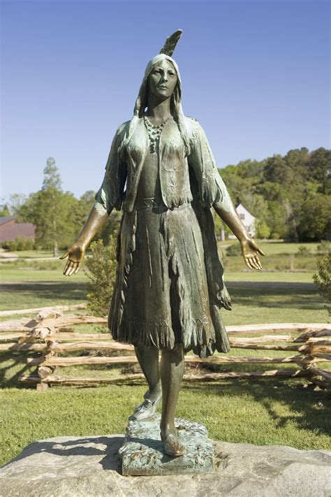 visit james city county   pocahontas statue virginia association  counties