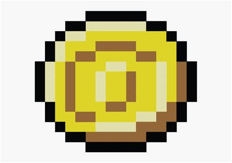Download Pixel Coin Png Png Images Pixel Art Minecraft Emoji