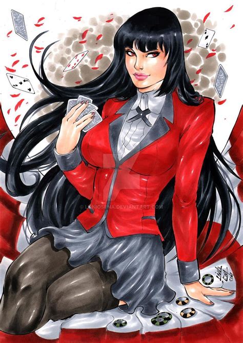 Yumeko Jabami Kakegurui By Laniosena On Deviantart Saori Hayami