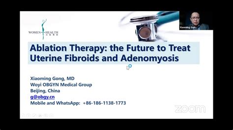 Amogs Global Webinar Ablation Therapy For Fibroids And Adenomyosis