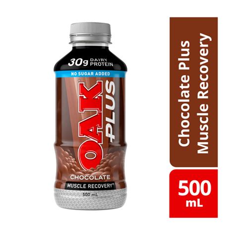 Calories In Oak Plus High Protein Flavoured Milk Chocolate Calcount