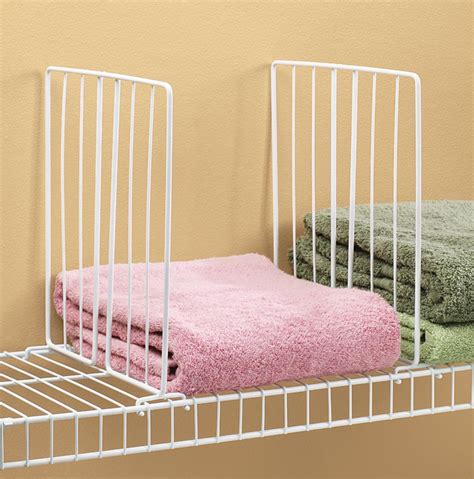 Only produce wire shelving ,but full series of home storage and industrial display use. Miles Kimball Shelf Divider for Wire Shelves Set of 4 ...