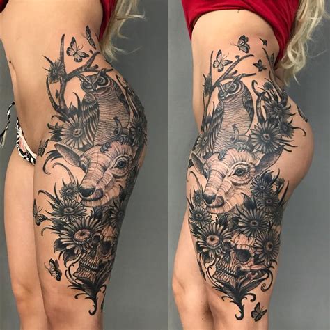 30 Sexiest Thigh Tattoo Designs For Girls Saved Tattoo Kulturaupice
