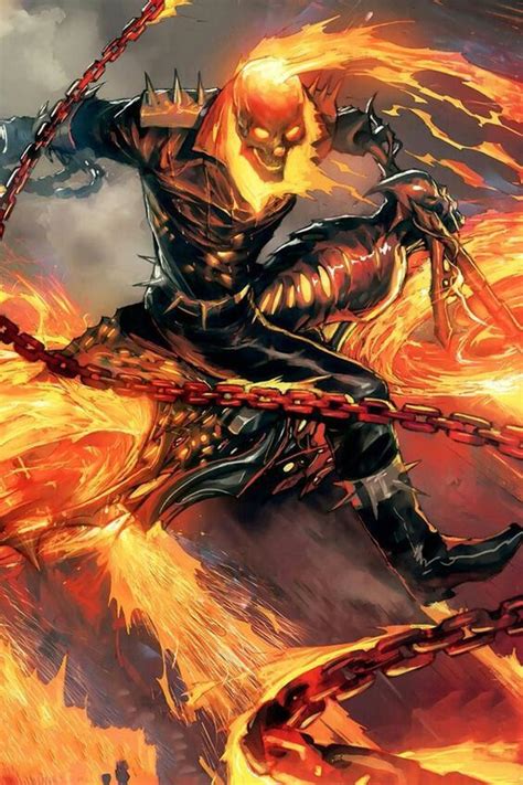 Ghost Rider Wallpaper Marvel Comic Character Comic Book Characters