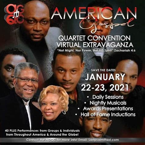 American Gospel Quartet Convention Goes Virtual