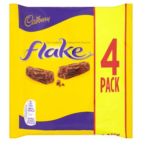 Cadbury Flake Chocolate Bar 4 Pack 80g Multipacks Iceland Foods
