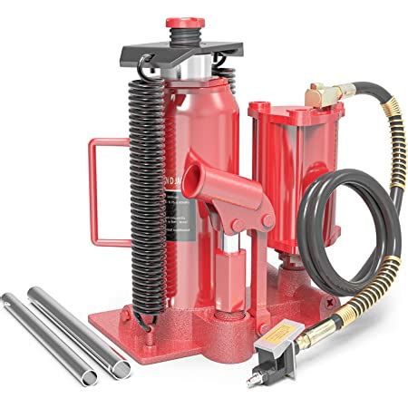 Amazon Com Big Red Ta Torin Pneumatic Air Hydraulic Bottle Jack With Manual Hand Pump