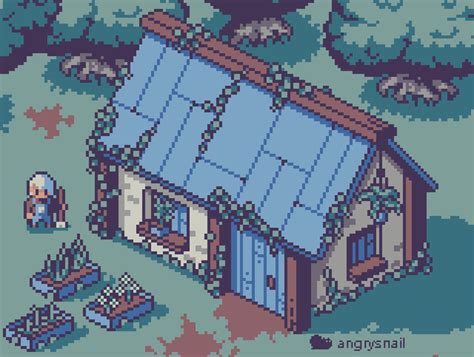 Isometric Pixelart House By Angrysnail On Dribbble