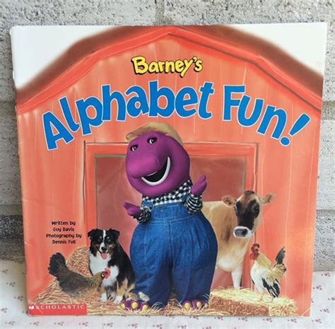Barneys Alphabet Fun Barney Books Barney And Friends Etsy