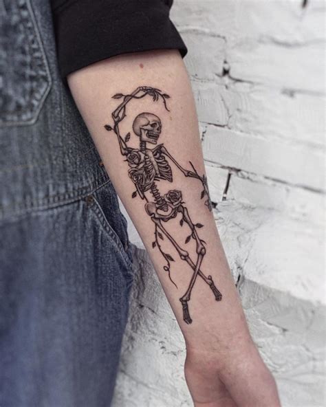 Update More Than 71 Small Dancing Skeleton Tattoo Best Esthdonghoadian