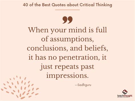 40 Of The Best Quotes About Critical Thinking School Leadership 20