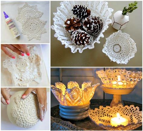 How To Make Lace Doily Bowls Pictures Photos And Images For Facebook