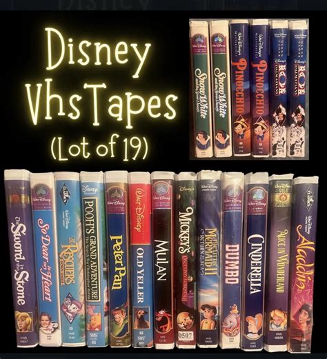 Are Disney Vhs Tapes Worth Anything The Most Valuable