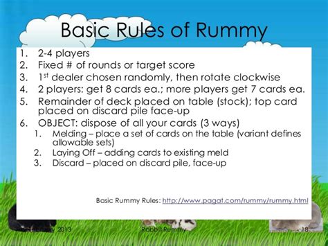 Melding involves sets and runs. Using cards games as learning objects to teach genetics
