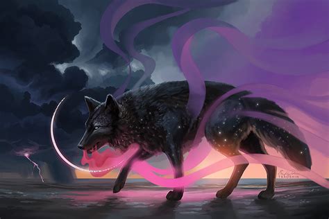 Fantasy Wolf 4k Ultra Hd Wallpaper By Eric Proctor