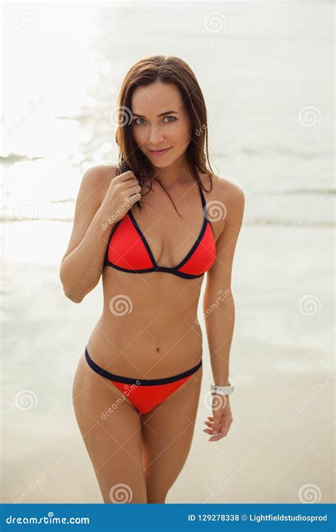 Bikini Lady Smiling Attractive Ocean Hot Sex Picture