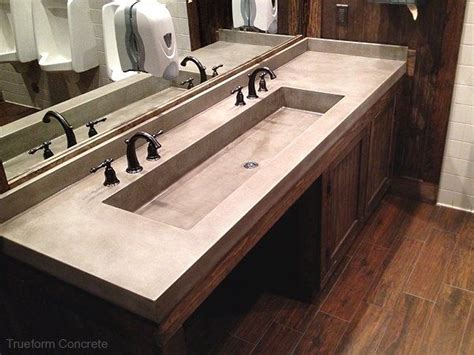 Double vanity to single vanity, our bath vanity collection offers you a quality, unique vanity sink. Concrete Sinks -Trueform Concrete Custom Work | Concrete ...