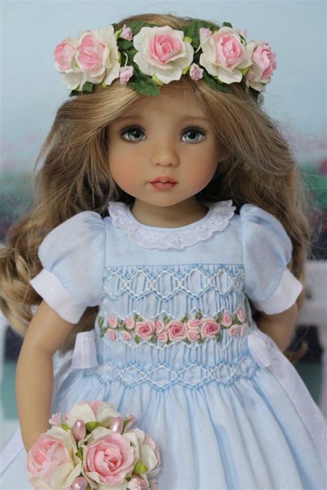 pdf beautiful roses classic high yoke smocked etsy doll clothes american girl doll clothes