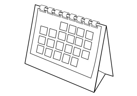 Coloring Page Calendar Free Printable Coloring Pages Img 29533