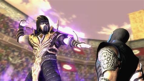 Injustice Gods Among Us Ultimate Edition Scorpion Vs Bane Fight Youtube
