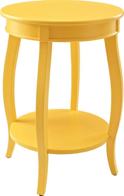 Powell 24in Yellow Side Table Shopstyle