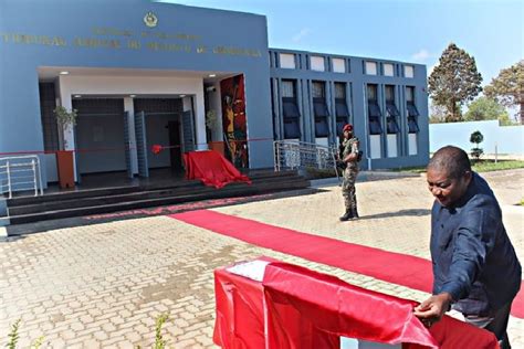 Folha De Maputo Notícias Nacional Presidente Da República Inaugura Edifício Do Tribunal Em