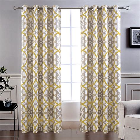 Pin On Grey And Yellow Curtains
