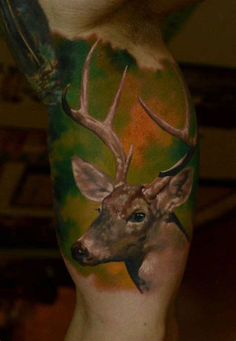 45 Inspiring Deer Tattoo Designs Cuded Deer Tattoo Designs Deer