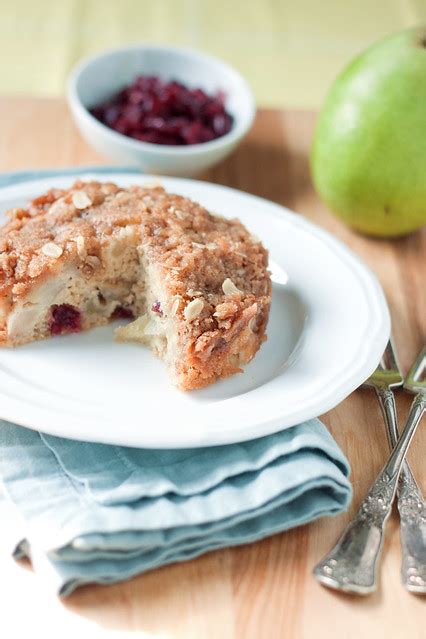 Pear Cranberry Streusal Kuchen Recipe Back To The Cutting Board