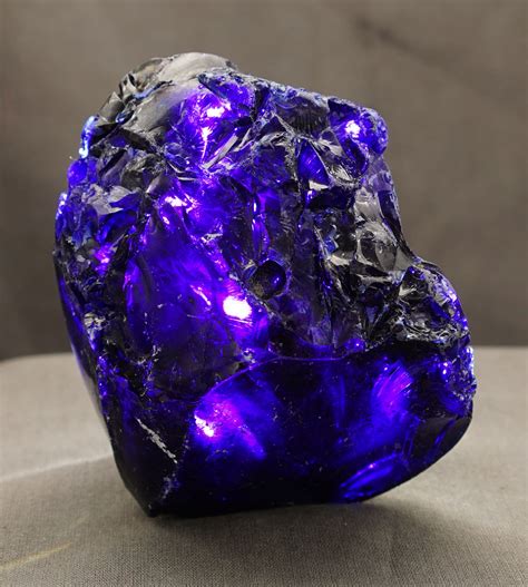 Gem Tanzanite Fire Heart With Crystals Monatomic Andara Crystal 4982