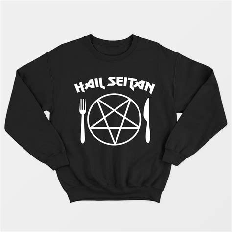 Hail Seitan Ethical Vegan Sweatshirt (Unisex) | Vegan sweatshirt, Sweatshirts, Ethical vegan