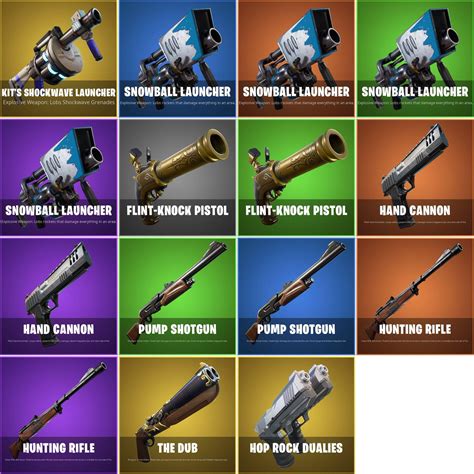 Here Are All Of The Weapons That Will Be Used In Lazarbeam And Freshs