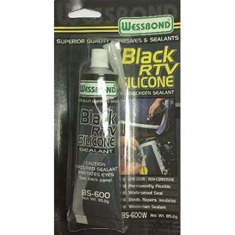 Wessbond Black Rtv Silicone Sealant 852g Wb Bs600 Eezee