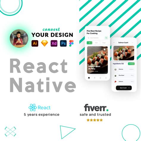 Convert Xd Figma Psd To Responsive React Native App By Samide007 Fiverr
