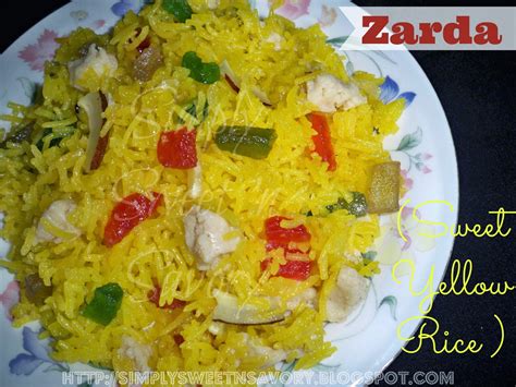 Simply Sweet N Savory Zarda Sweet Yellow Rice