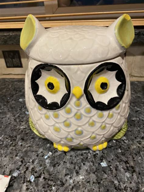 Vintage 1970s Ceramic Owl Cookie Jar 4999 Picclick