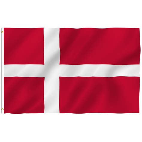 Anley 3x5 Foot Denmark Flag Danish Dane National Flags Polyester