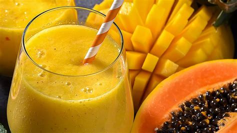 Tasty Papaya Mango Carrot Smoothie Beauty Lifestyle Youtube