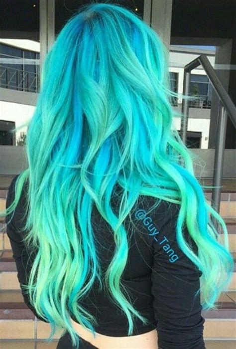 Many people have mentioned 6 weeks before a sight fade is noticed (depending on their hair and the pravana color). Best 25+ Aqua hair color ideas on Pinterest | Aqua hair ...