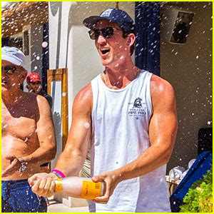 Miles teller is certainly feeling the need for speed, but he may also feel the need for a breather after working with tom cruise on top gun: Miles Teller Photos, News and Videos | Just Jared | Page 2