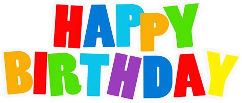 Birthday Colorful Png Clip Art Image Gallery Happy Birthday Png Text Images And Photos Finder