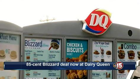 Dairy Queen Cent Blizzards Starts Now Youtube